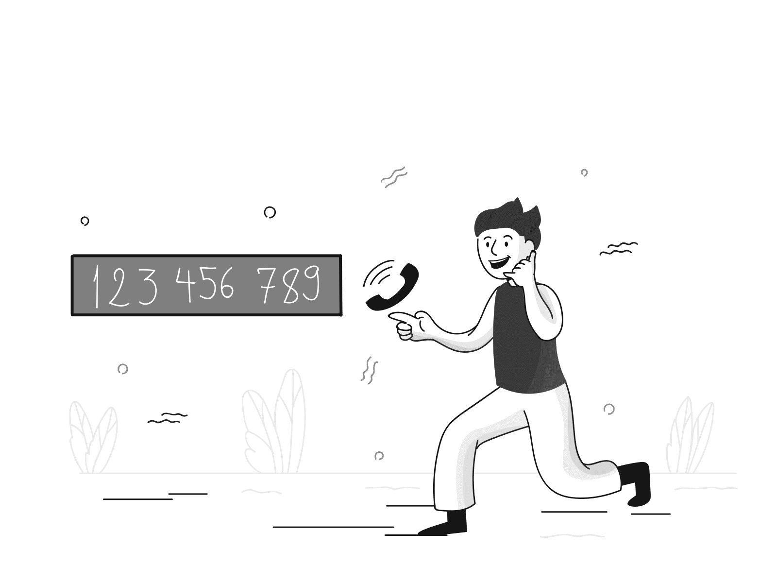 Contact Us Illustration